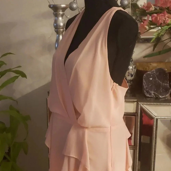 BCBG generation gorgeous peach dress size 12 NWOT - Picture 4 of 8